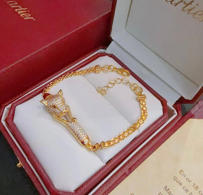 [⭐Aura Jewelry] PANTHERE  BRACELET DIAMONDS