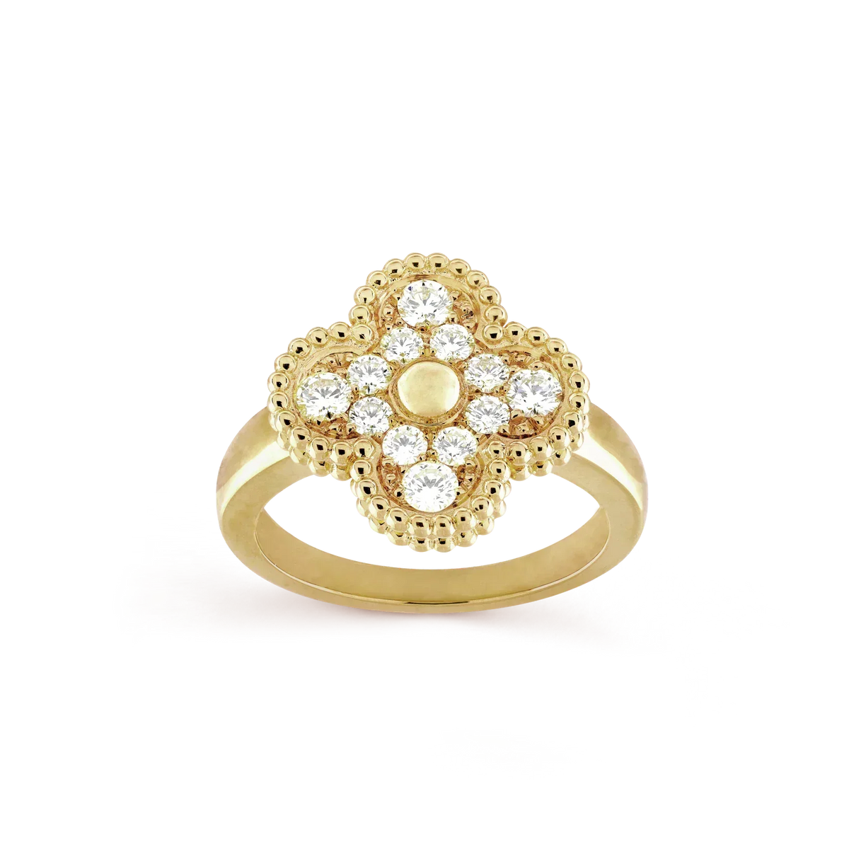 [⭐Aura]CLOVER DIAMOND RING