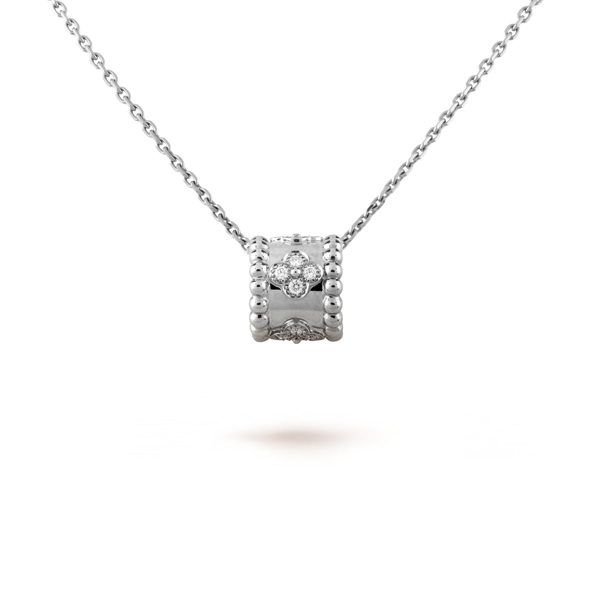 [⭐Aura]PERLEE PEDANT SIVLER DIAMOND NECKLACE