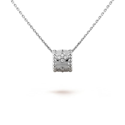 [⭐Aura]PERLEE PEDANT SIVLER DIAMOND NECKLACE