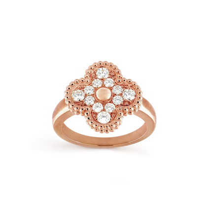 [⭐Aura]CLOVER DIAMOND RING