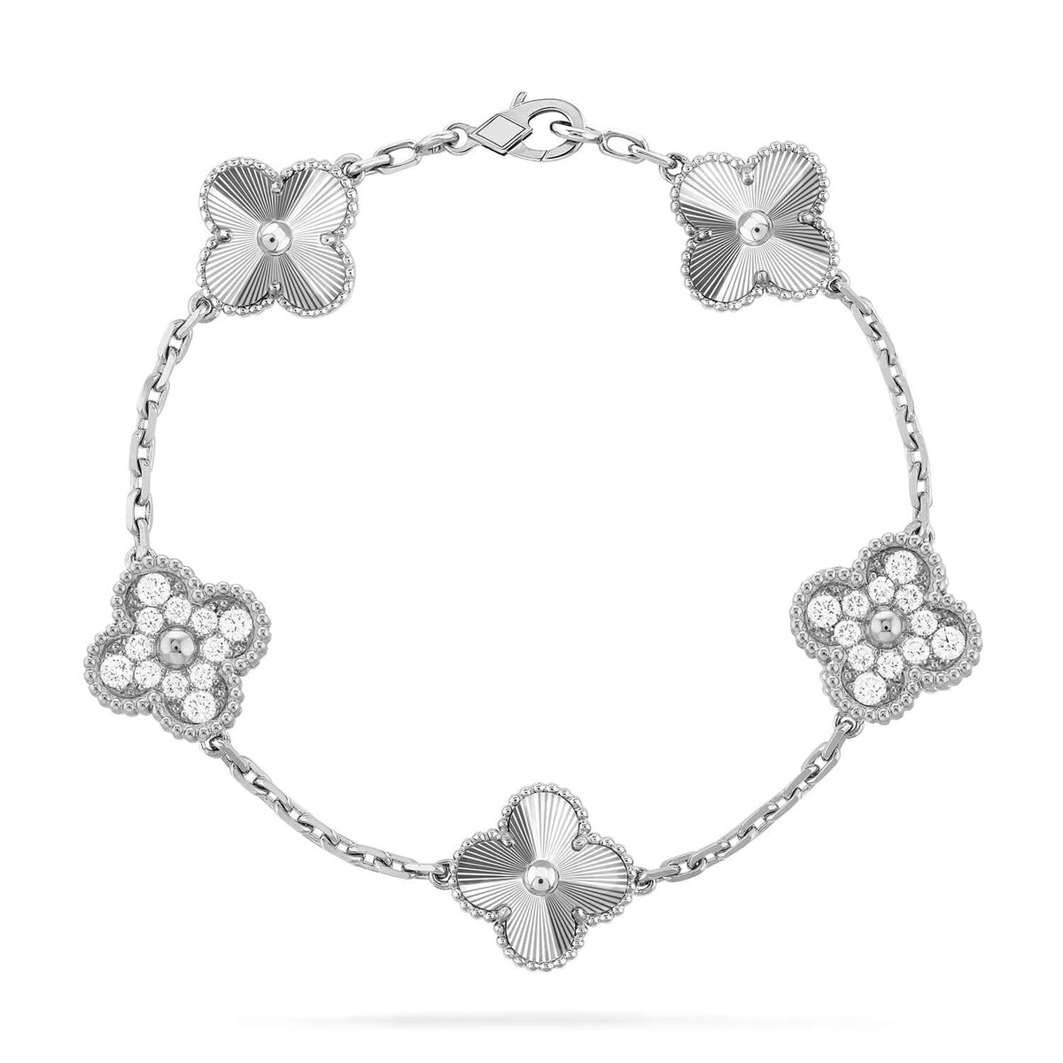 [⭐Aura] CLOVER 5 MOTIF LASER BRACELET COLLECTION