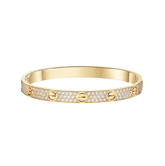 [⭐Aura]LOVE BRACELET 6.1MM DIAMOND-PAVED