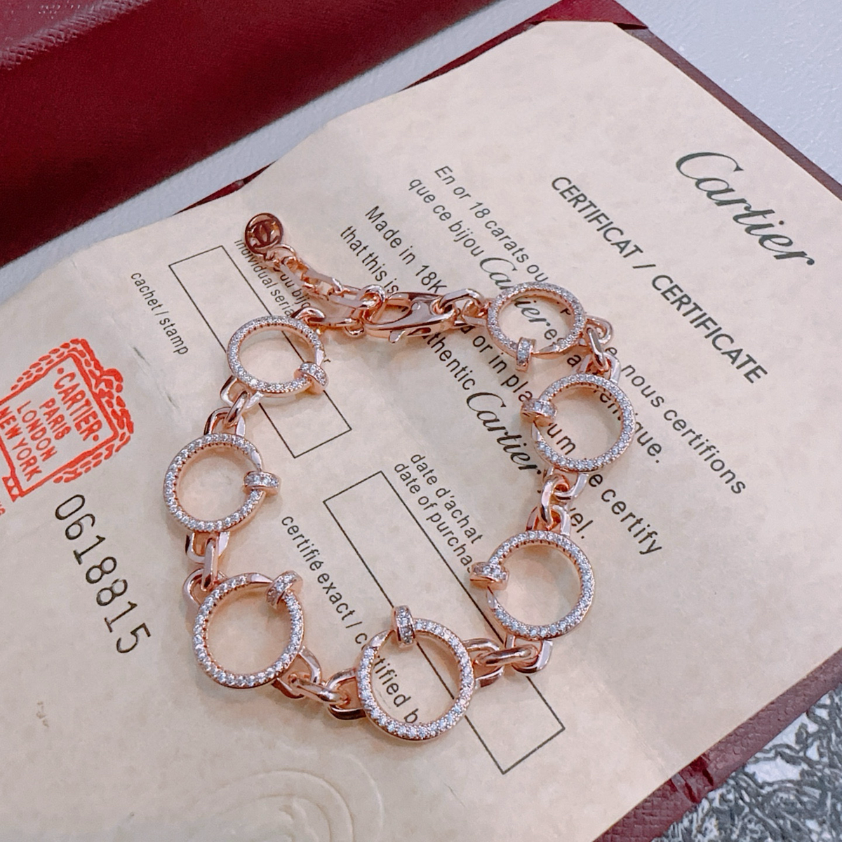 [⭐Aura Jewelry] LOVE&JUSTE BRACELET DIAMONDS