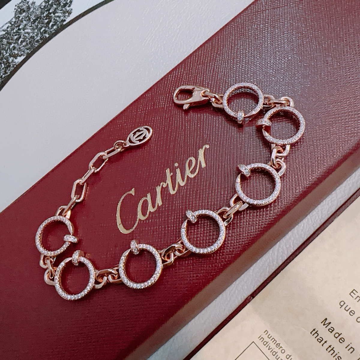 [⭐Aura Jewelry] LOVE&JUSTE BRACELET DIAMONDS