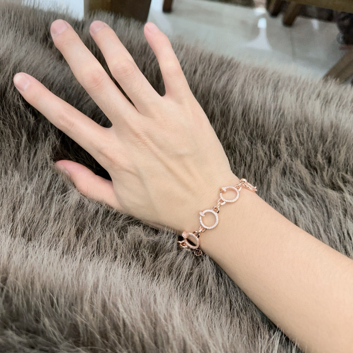 [⭐Aura Jewelry] LOVE&JUSTE BRACELET DIAMONDS