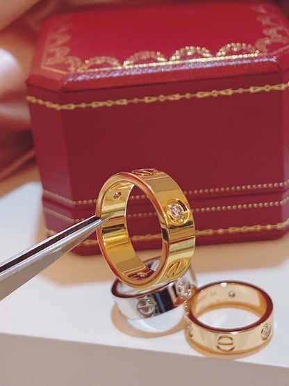 [⭐Aura]Three-Diamond Ring