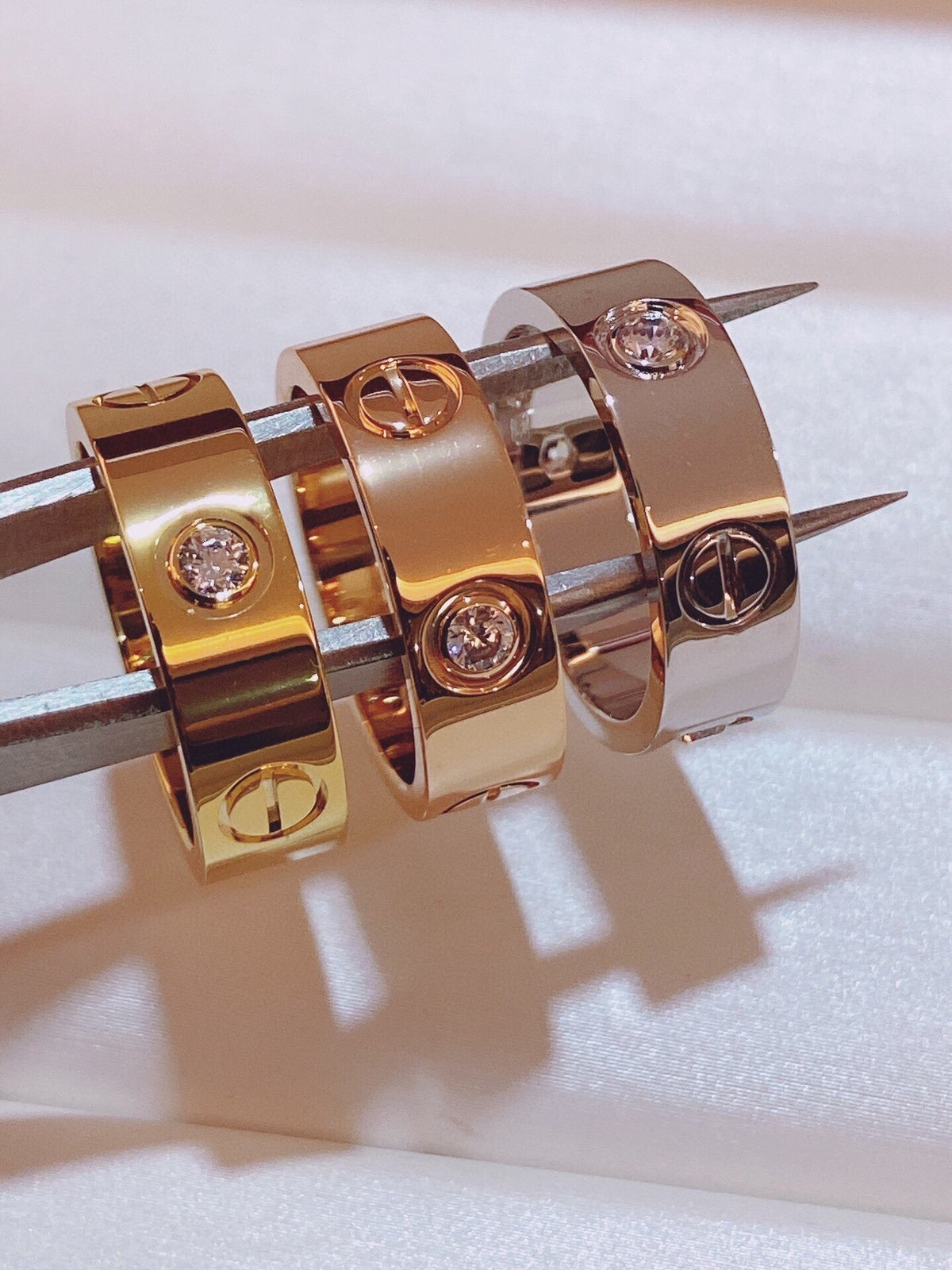 [⭐Aura]Three-Diamond Ring