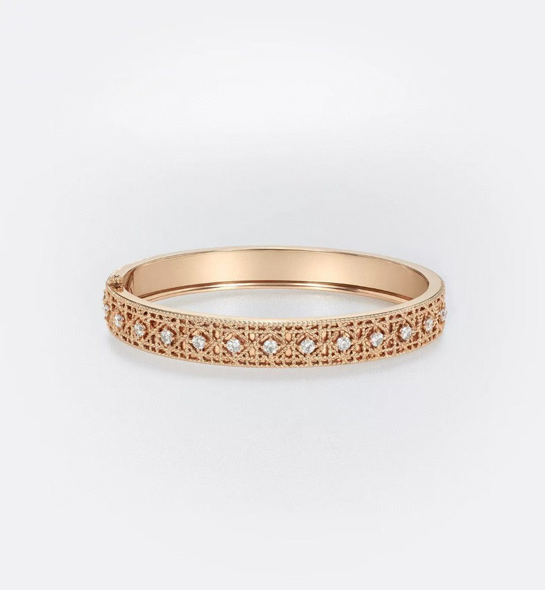 [⭐Aura]2026 WOVEN-PATTERN BRACELET SET WITH FULL DIAMOND INLAY THREE-COLORS