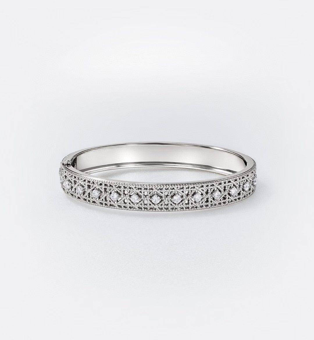 [⭐Aura]2026 WOVEN-PATTERN BRACELET SET WITH FULL DIAMOND INLAY THREE-COLORS