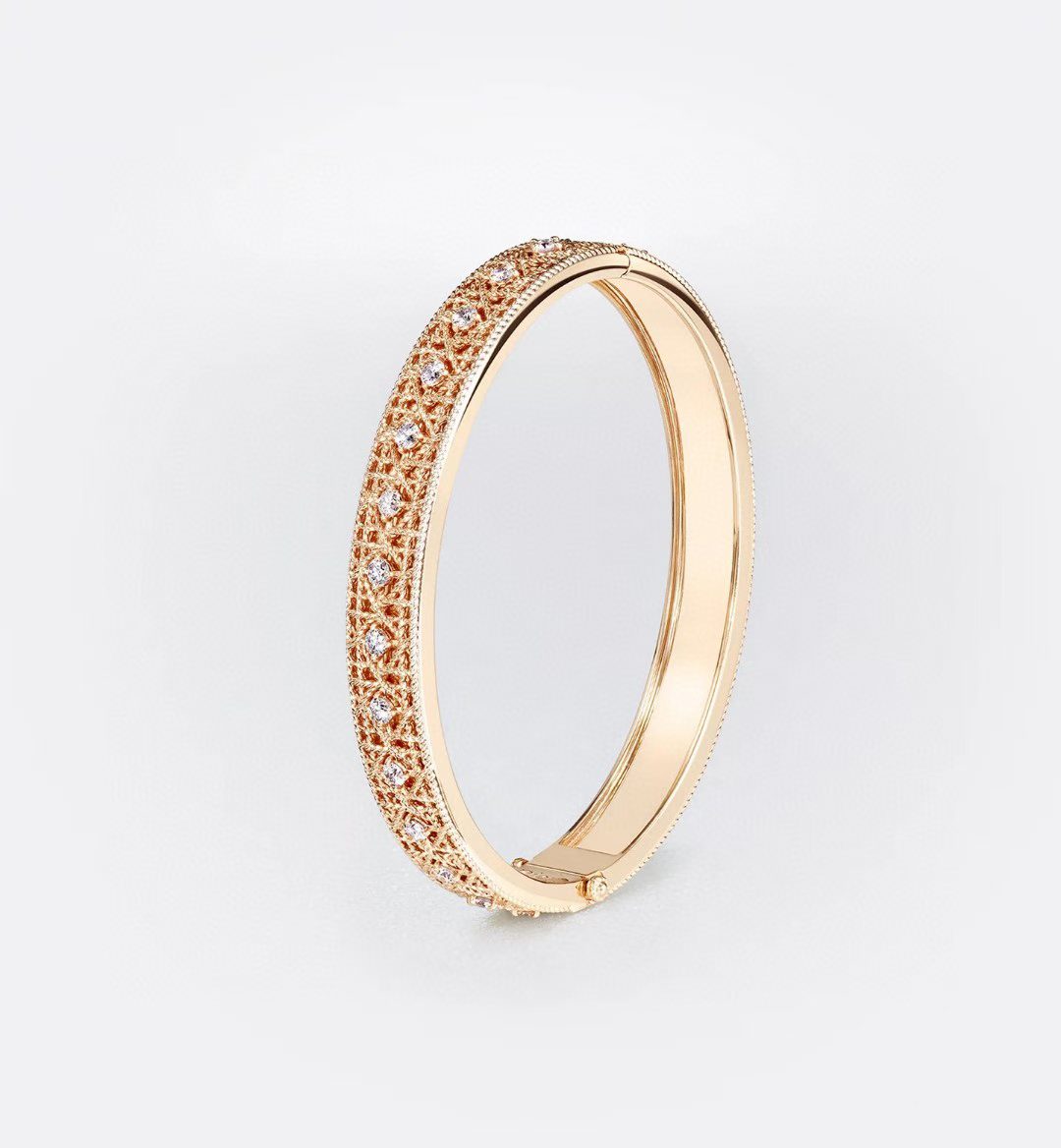 [⭐Aura]2026 WOVEN-PATTERN BRACELET SET WITH FULL DIAMOND INLAY THREE-COLORS