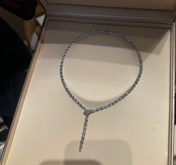 [⭐Aura]NEW！SERPENT DIAMOND NECKLACE