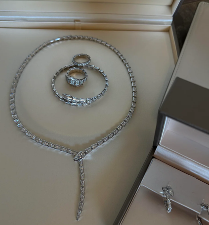 [⭐Aura]NEW！SERPENT DIAMOND NECKLACE