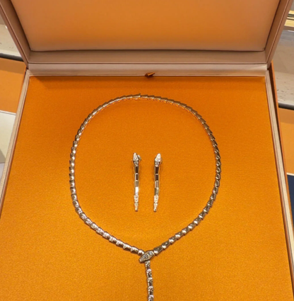 [⭐Aura]NEW！SERPENT DIAMOND NECKLACE
