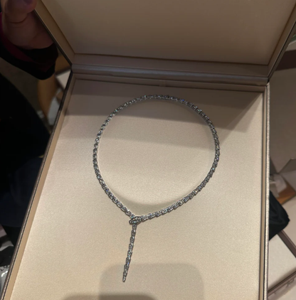 [⭐Aura]NEW！SERPENT DIAMOND NECKLACE