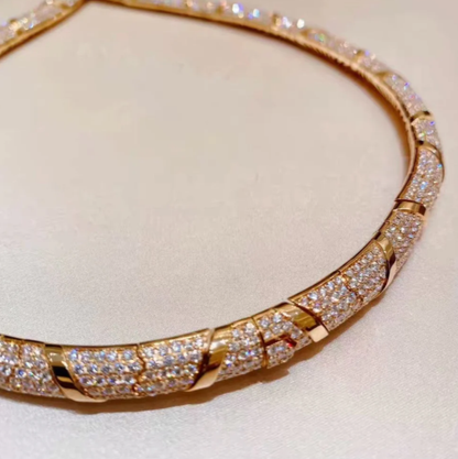 [⭐Aura]HAUTE COUTURE GOLD SERPENTI NECKLACE