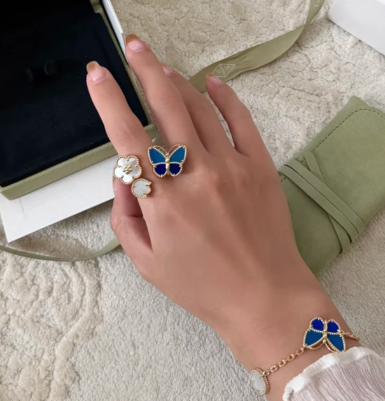 [⭐Aura]2026 NEW TWIN BUTTERFLY LUCKY RING