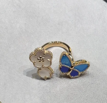 [⭐Aura]2026 NEW TWIN BUTTERFLY LUCKY RING