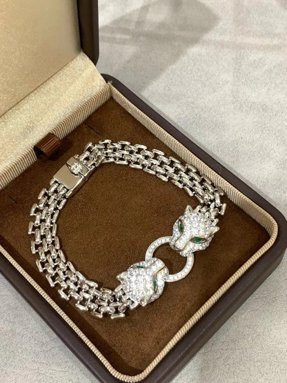 [⭐Aura] DOUBLE PANTHER BRACELET