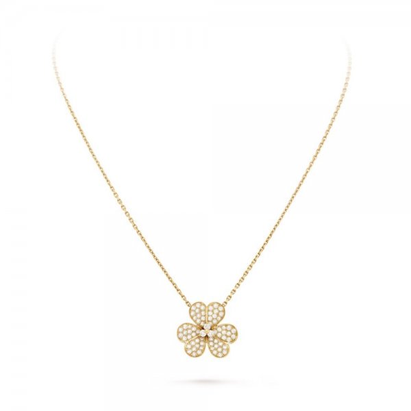 [⭐Aura]FLOWER DIAMOND NECKLACE