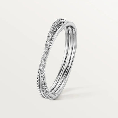 [⭐Aura]ETINCELLE HALF-PAVED DIAMOND BRACELET