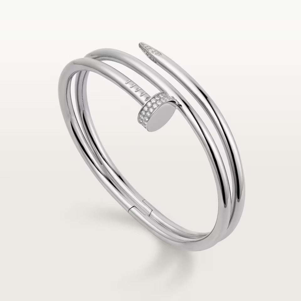 [⭐Aura]JUSTE BRACELET 3.5MM DOUBLE ROW DIAMOND