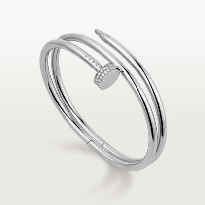 [⭐Aura]JUSTE BRACELET 3.5MM DOUBLE ROW DIAMOND