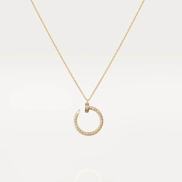 [⭐Aura]JUSTE NECKLACE GOLD DIAMONDS