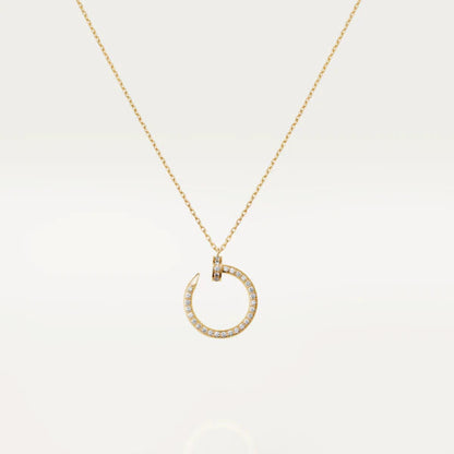 [⭐Aura]JUSTE NECKLACE GOLD DIAMONDS