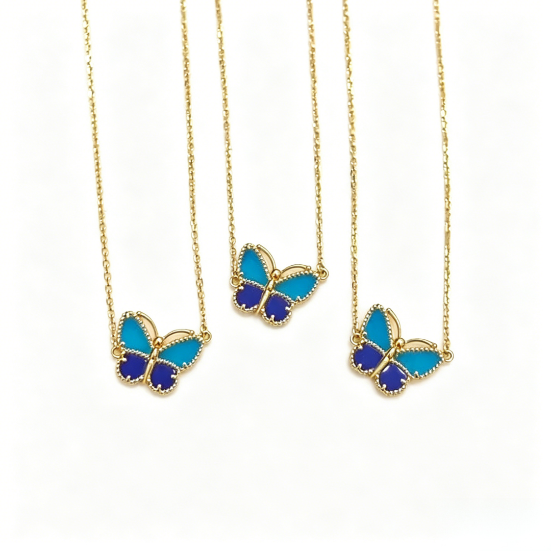 [⭐Aura]  2026 NEW LUCKY BUTTERFLY 1 MOTIFS NECKLACE