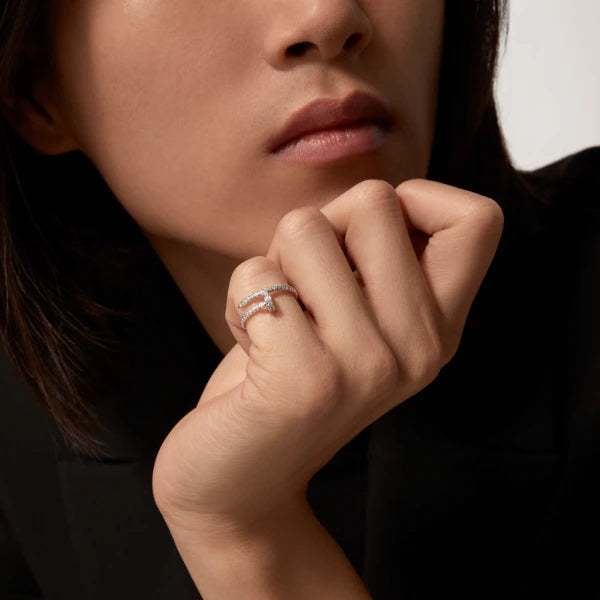 [⭐Aura]JUSTE RING 1.8MM SILVER DIAMONDS