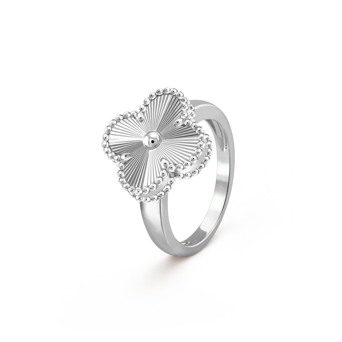 [⭐Aura]CLOVER SILVER RING