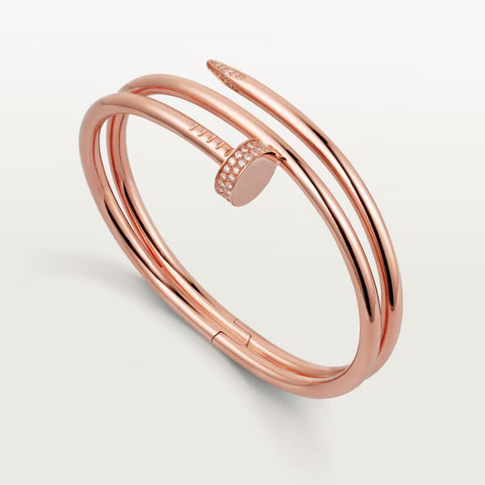 [⭐Aura]JUSTE BRACELET 3.5MM DOUBLE ROW DIAMOND