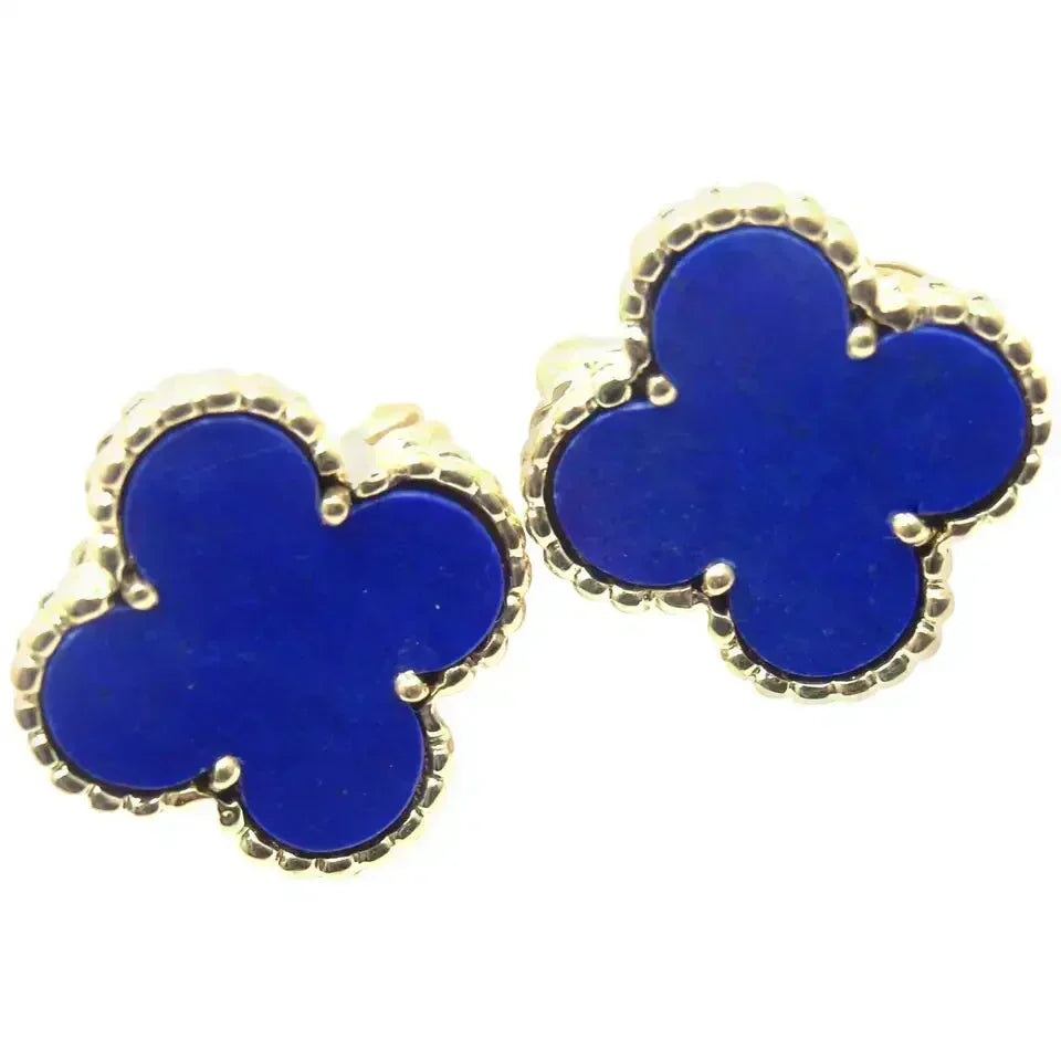 [⭐Aura]CLOVER MINI 9.5MM TURQUOISE EARRINGS