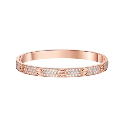 [⭐Aura]LOVE BRACELET 6.1MM DIAMOND-PAVED