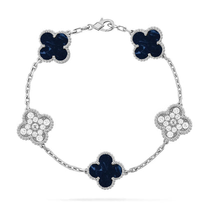 [⭐Aura]CLOVER 5 MOTIF PIETERSITE BRACELET COLLECTION