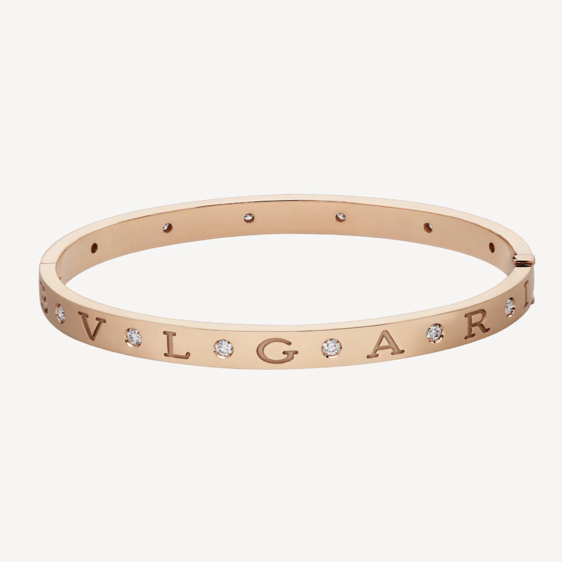 [⭐Aura]ZERO 1 PINK GOLD 12 DIAMONDS BRACELET