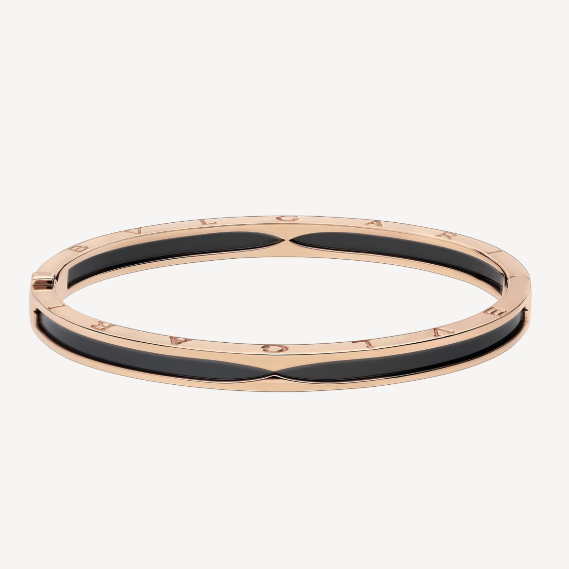 [⭐Aura]ZERO 1 PINK GOLD WITH BLACK CERAMIC BRACELET