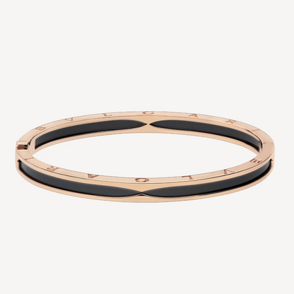 [⭐Aura]ZERO 1 PINK GOLD WITH BLACK CERAMIC BRACELET