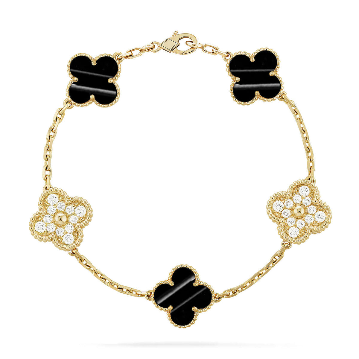 [⭐Aura] CLOVER 5 MOTIF PULSAR STONE BRACELET COLLECTION
