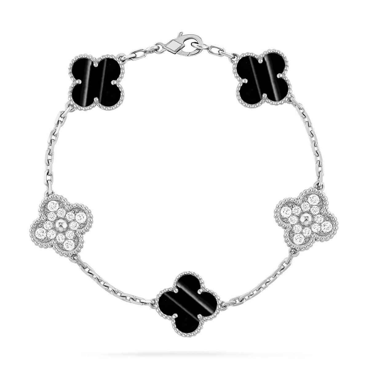 [⭐Aura] CLOVER 5 MOTIF PULSAR STONE BRACELET COLLECTION