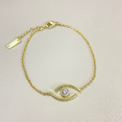 [⭐Aura]Demo Eye Pave-Set Diamond Bracelet