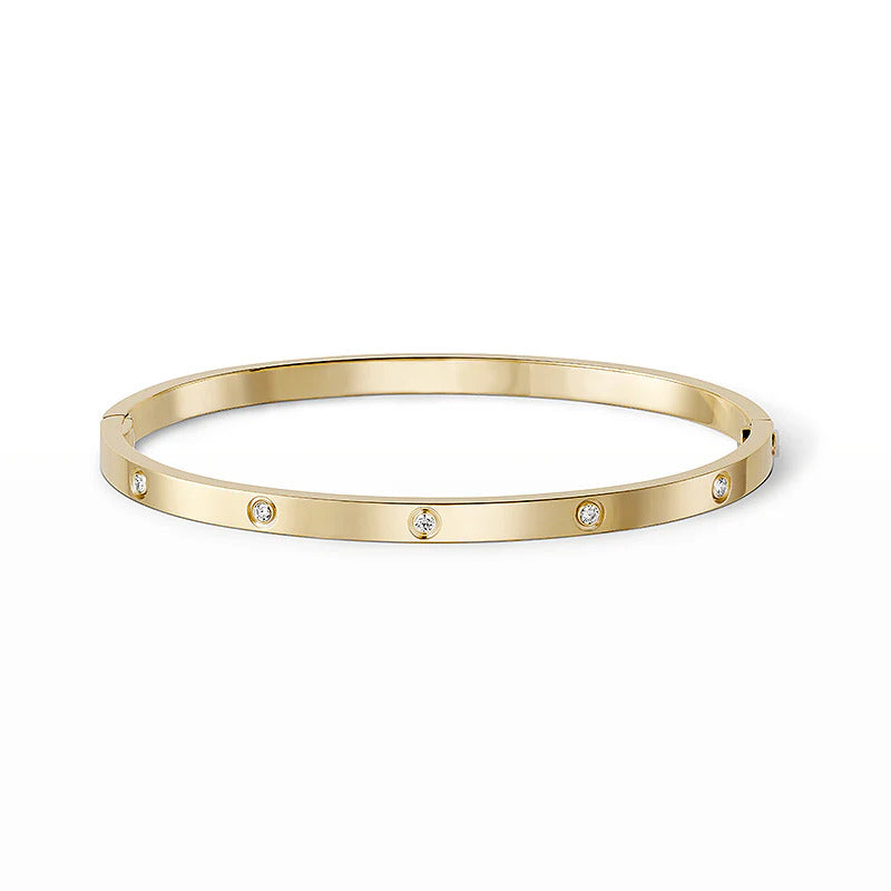 [⭐Aura]LOVE BRACELET 3.65MM 10 DIAMONDS