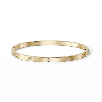 [⭐Aura]LOVE BRACELET 3.65MM 10 DIAMONDS