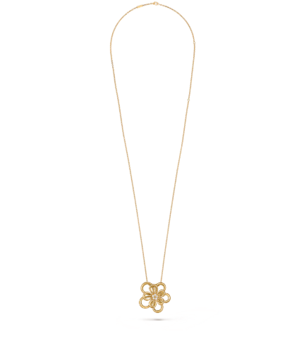 [⭐Aura]Flowerlace Brooch Pendant