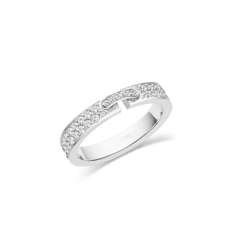 [⭐Aura]ALLIANCE LIENS VIDENCE PAVED DIAMOND 4MM RING