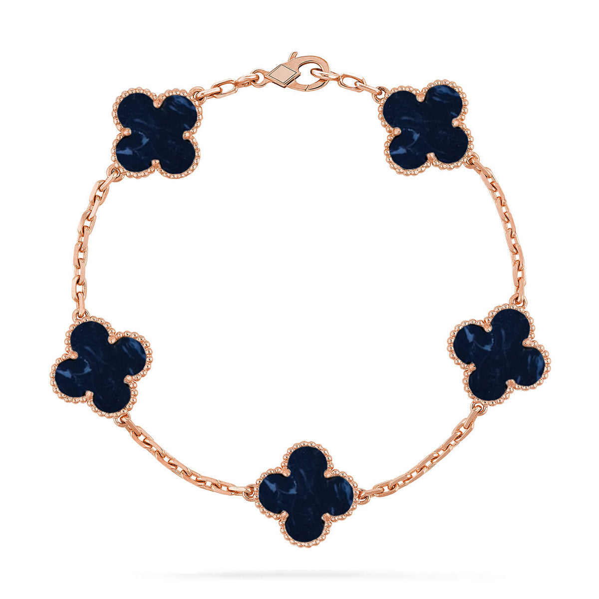 [⭐Aura]CLOVER 5 MOTIF PIETERSITE BRACELET COLLECTION