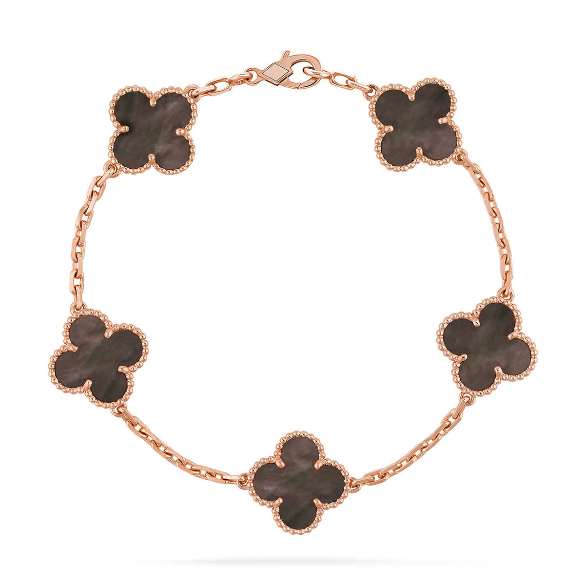 [⭐Aura] CLOVER 5 MOTIF GRAY MOP BRACELET COLLECTION