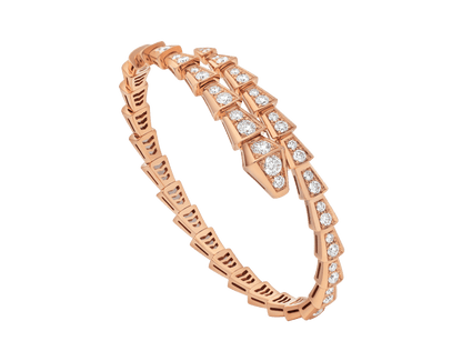 [⭐Aura]SERPENTI BRACELET 6.8MM PINK GOLD DIAMOND
