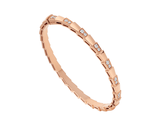 [⭐Aura]SERPENTI BRACELET PINK GOLD DIAMOND